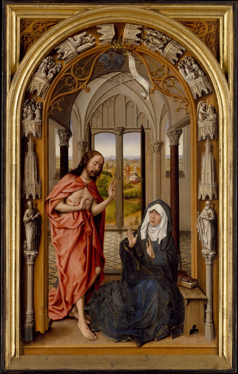 Cristo appare a sua madre da Juan de Flandes
