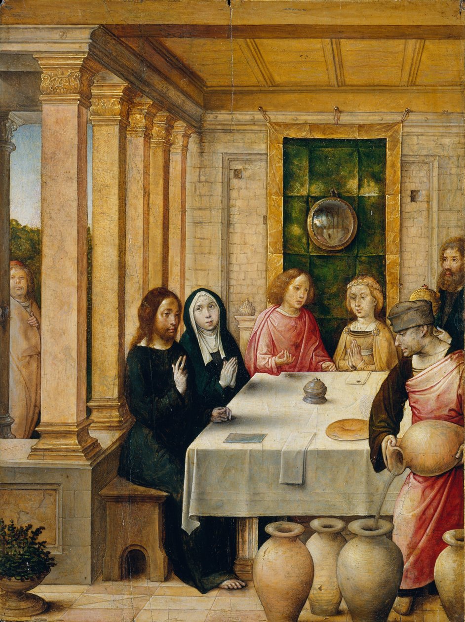Le nozze di Cana da Juan de Flandes