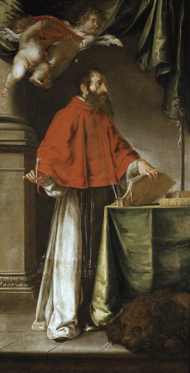 Spagnolo: San Jerónimo Saint Jerome da Juan de Valdes Leal