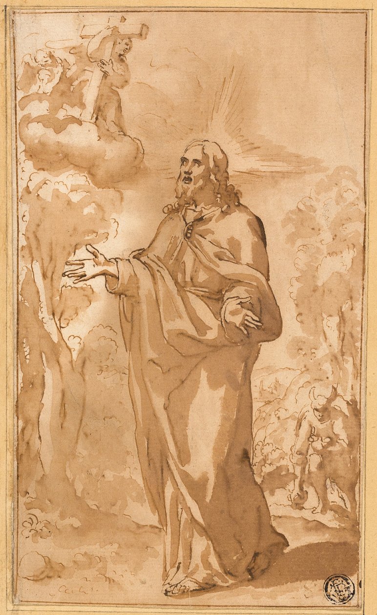 Cristo nel deserto da Juan del Castillo