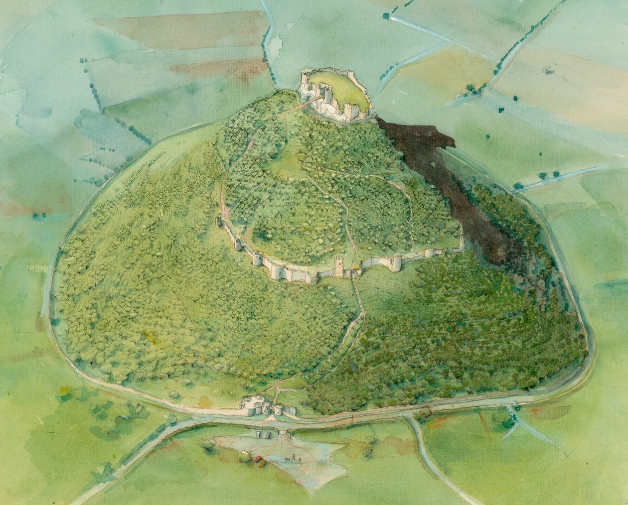 Castello di Beeston, c2010 da Judith Dobie