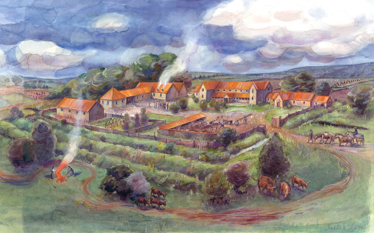 Villa romana di Gargrave, North Yorkshire da Judith Dobie