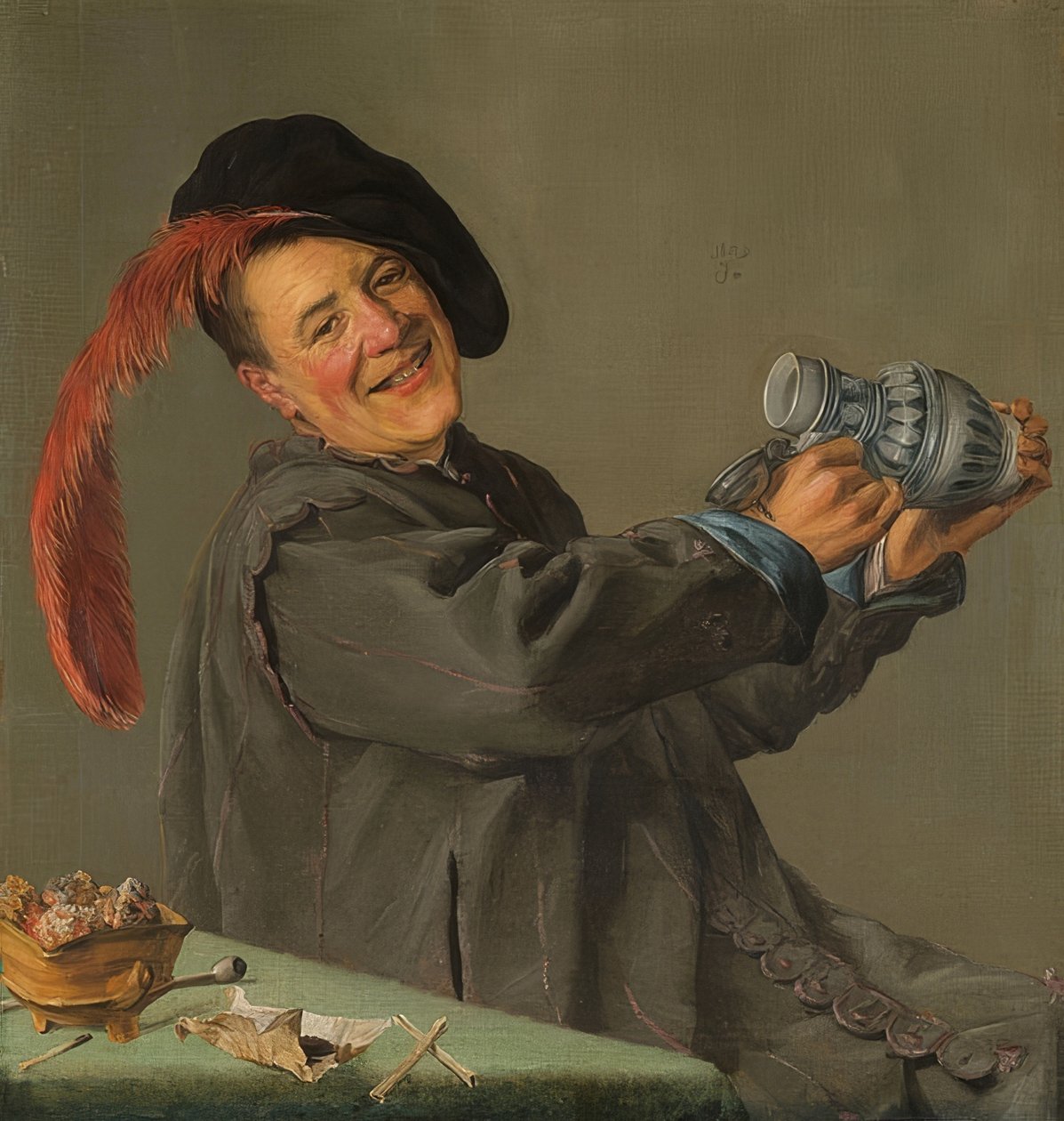 Il bevitore allegro da Judith Leyster