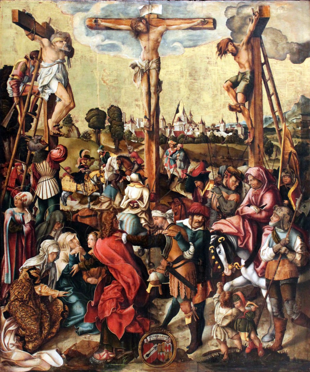 Crocifissione di Cristo da Jörg Breu the Elder