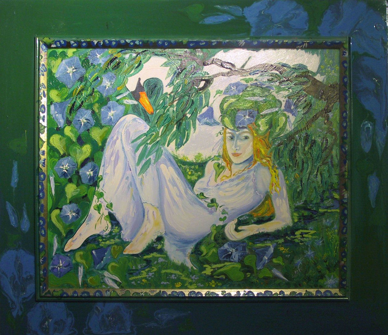 Ninfa I -Sdraiata nel muschio- (con cigno) da JuleSimo
