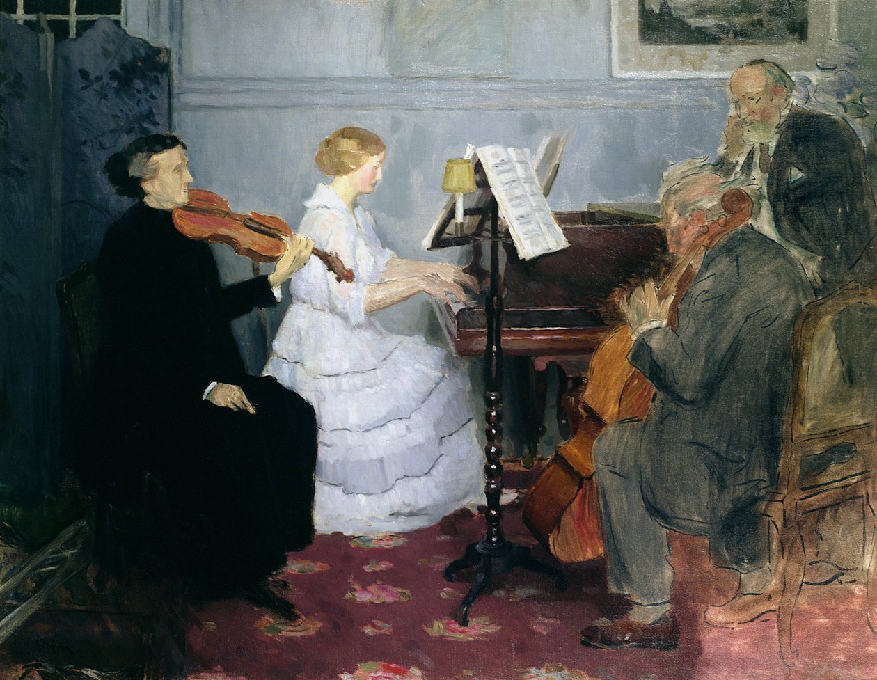 Concerto di musica da camera, c.1885-90 da Jules Alexandre Gruen or Grun