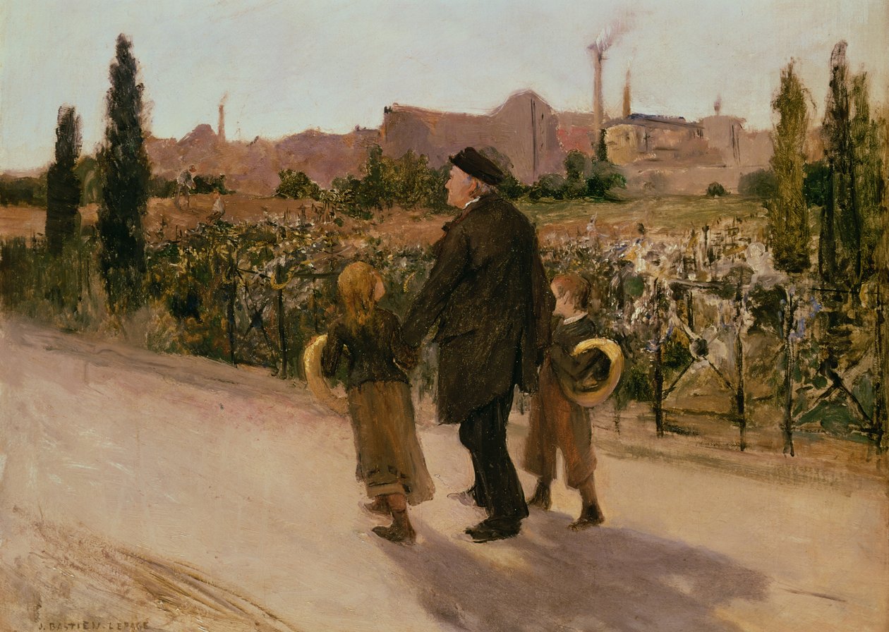 Il giorno dei morti, c.1882 da Jules Bastien Lepage