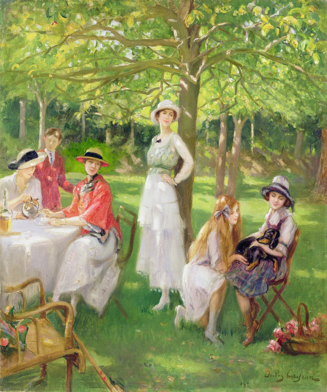 Tè in giardino da Jules Cayron