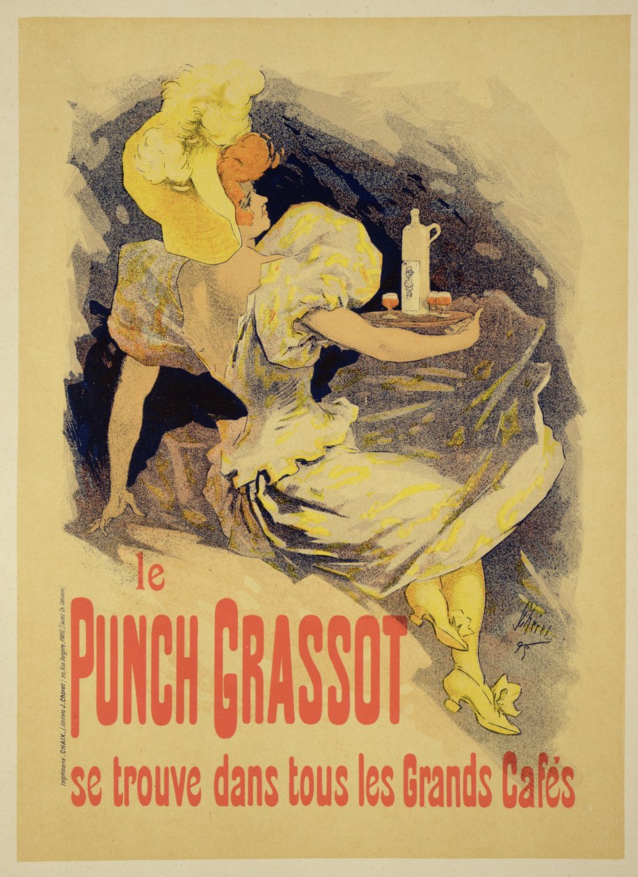 Riproduzione di un poster pubblicitario 