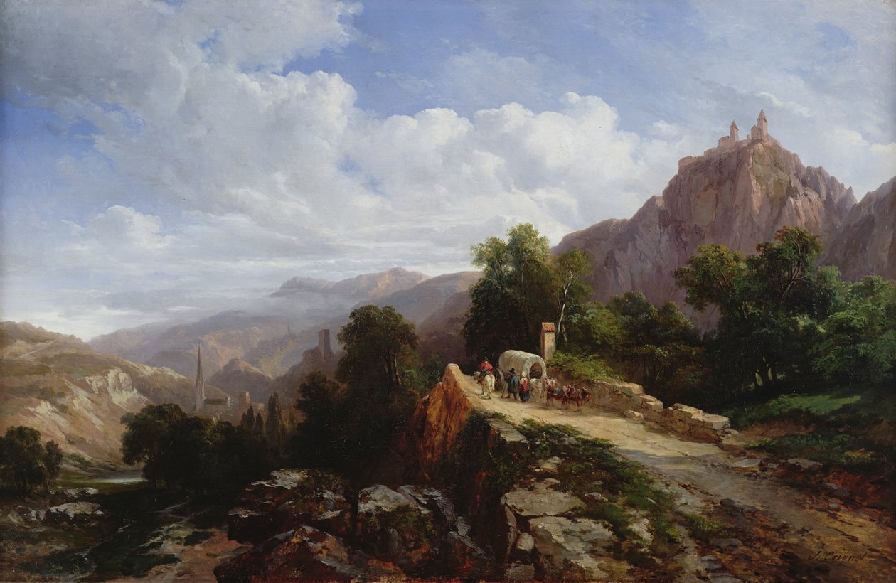 Strada per il Tirolo da Jules Coignet