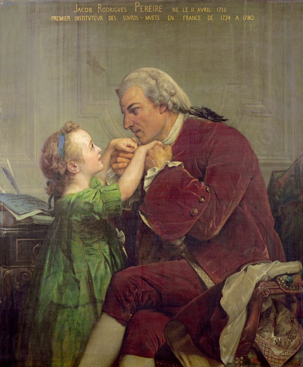 Jacob Rogrigues Pereire (1715-80) 1861 da Jules Eugene Lenepveu