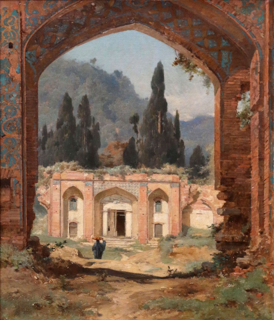 Le rovine del palazzo di Aschroff da Jules Joseph Augustin Laurens