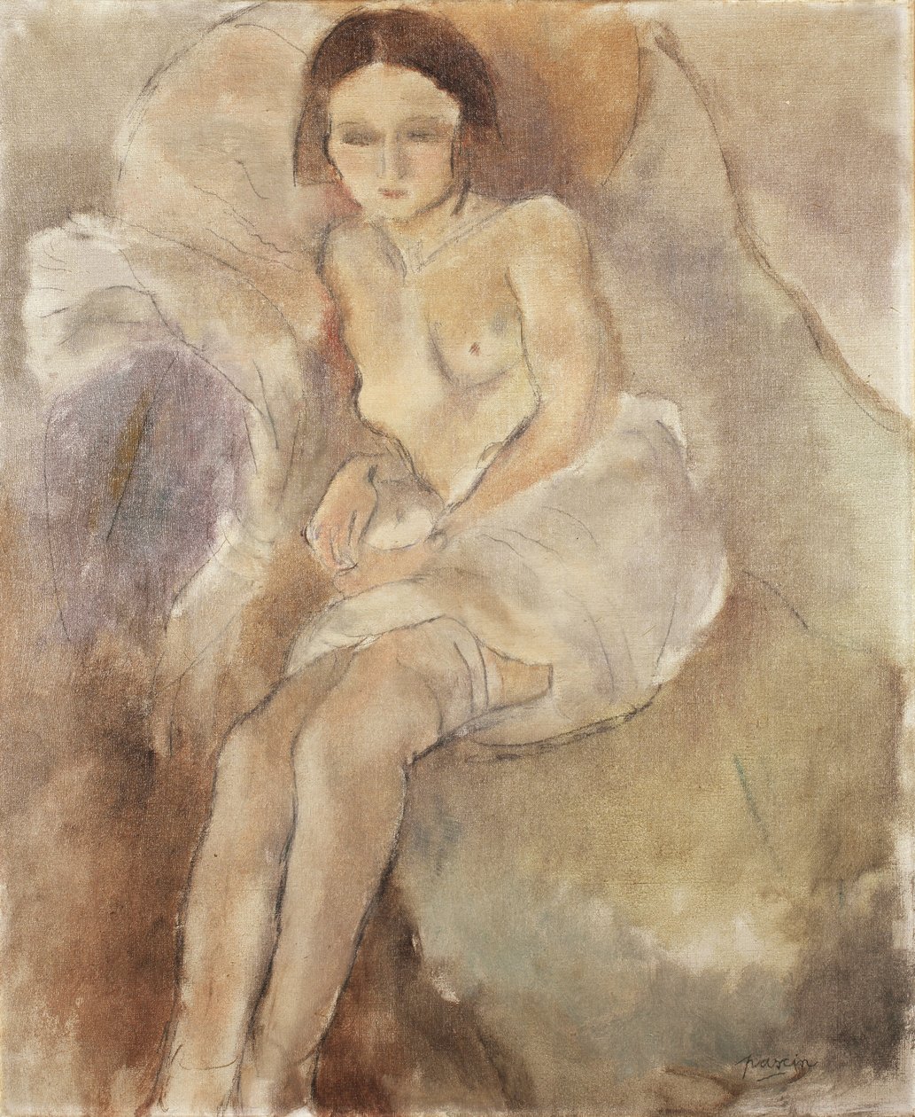 Donna seduta, c.1925-30 da Jules Pascin