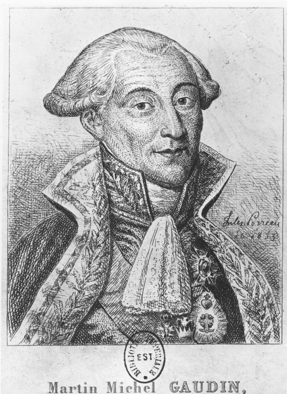 Martin Michel Gaudin, Duca di Gaete da Jules Porreau