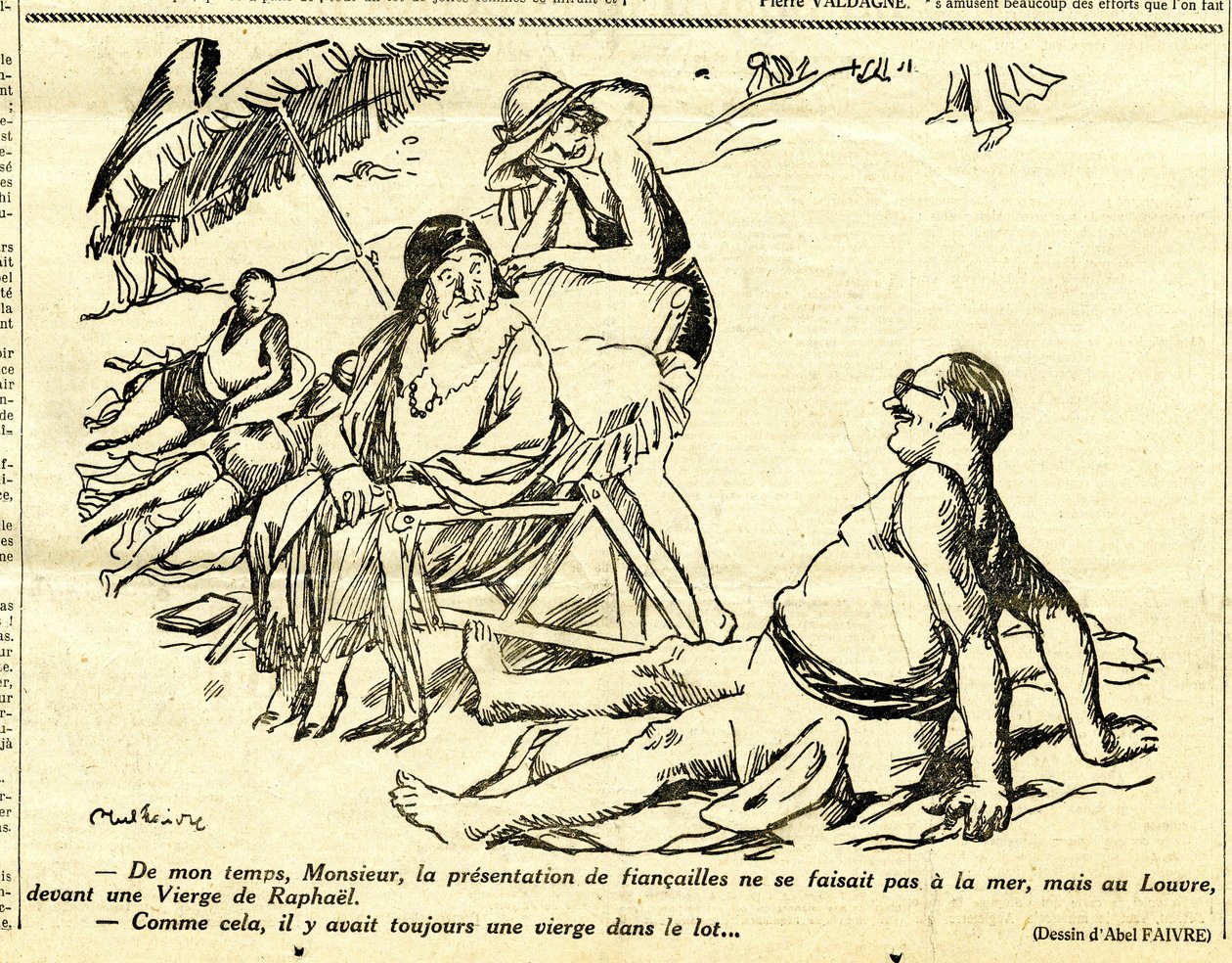 Candido, Satirico in N & B da Jules Abel Faivre