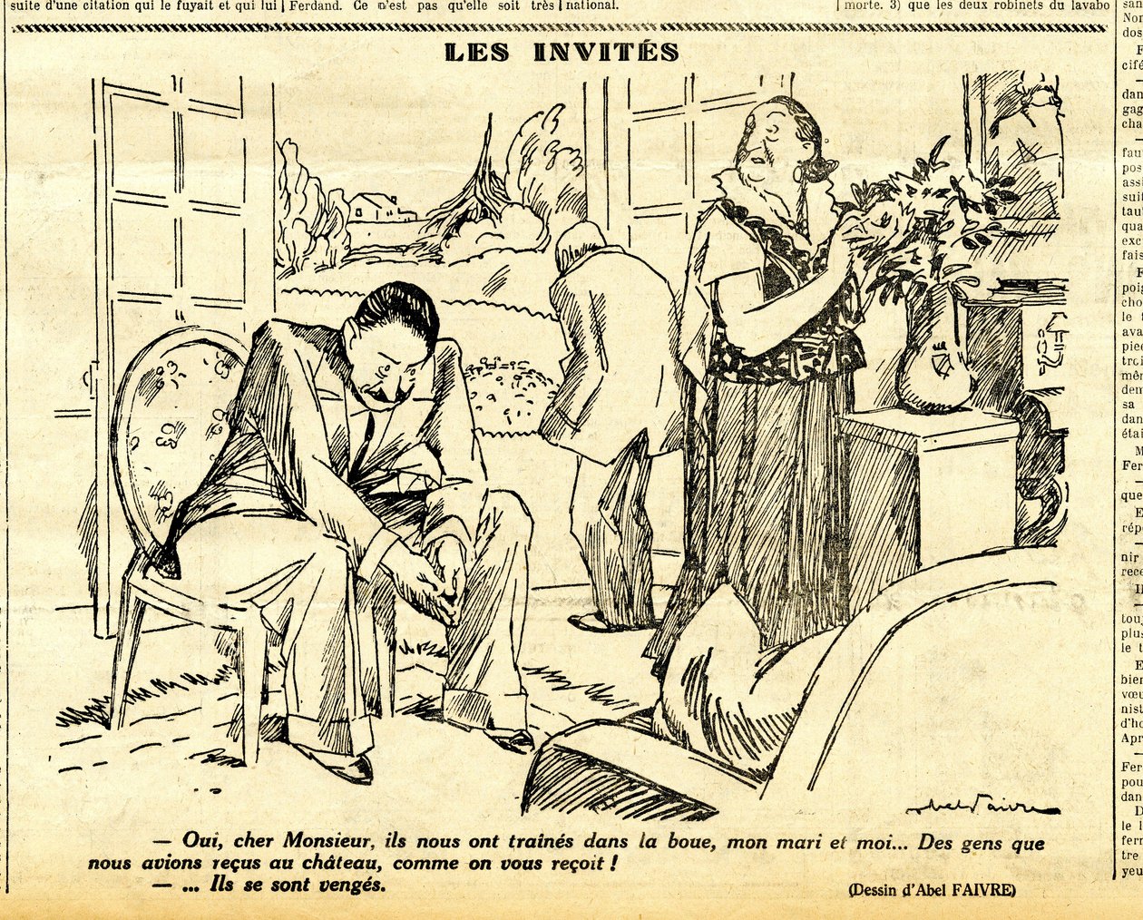 Candido, Satirico in N & B da Jules Abel Faivre