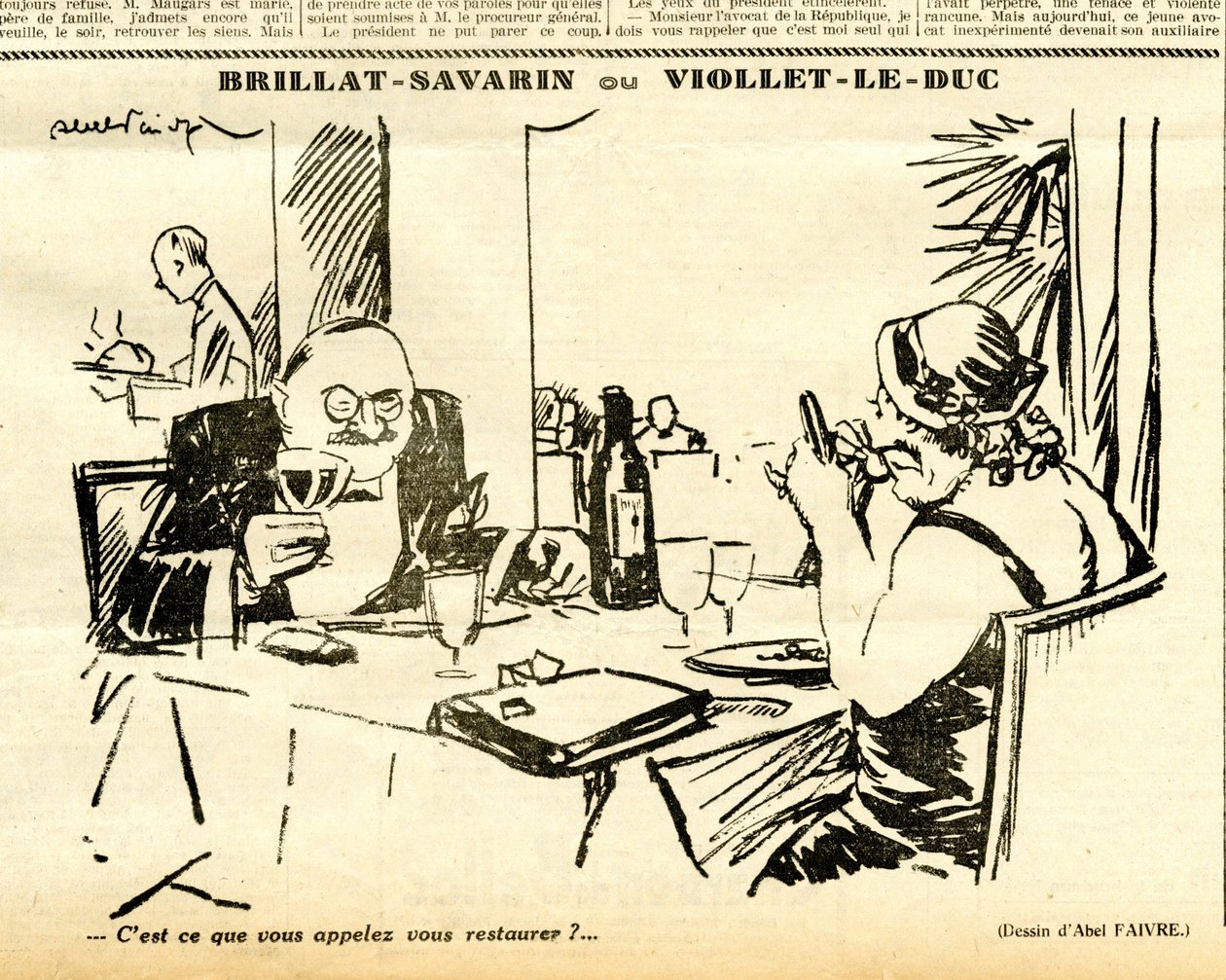 Candide, Satirico in N & B da Jules Abel Faivre