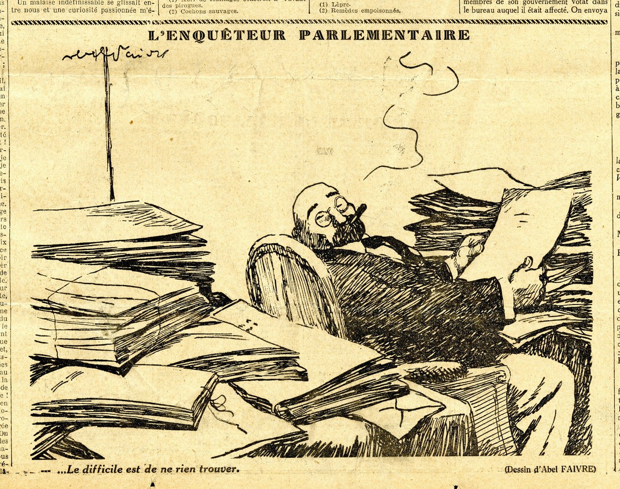 Candide, Satirico in N & B da Jules Abel Faivre