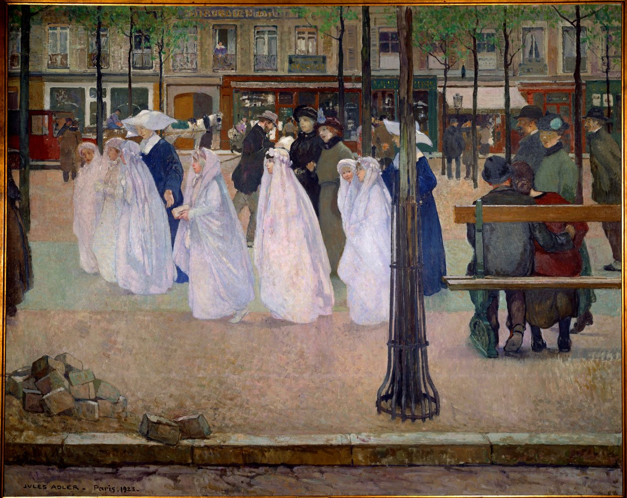 I comunicanti o la primavera di Parigi da Jules Adler