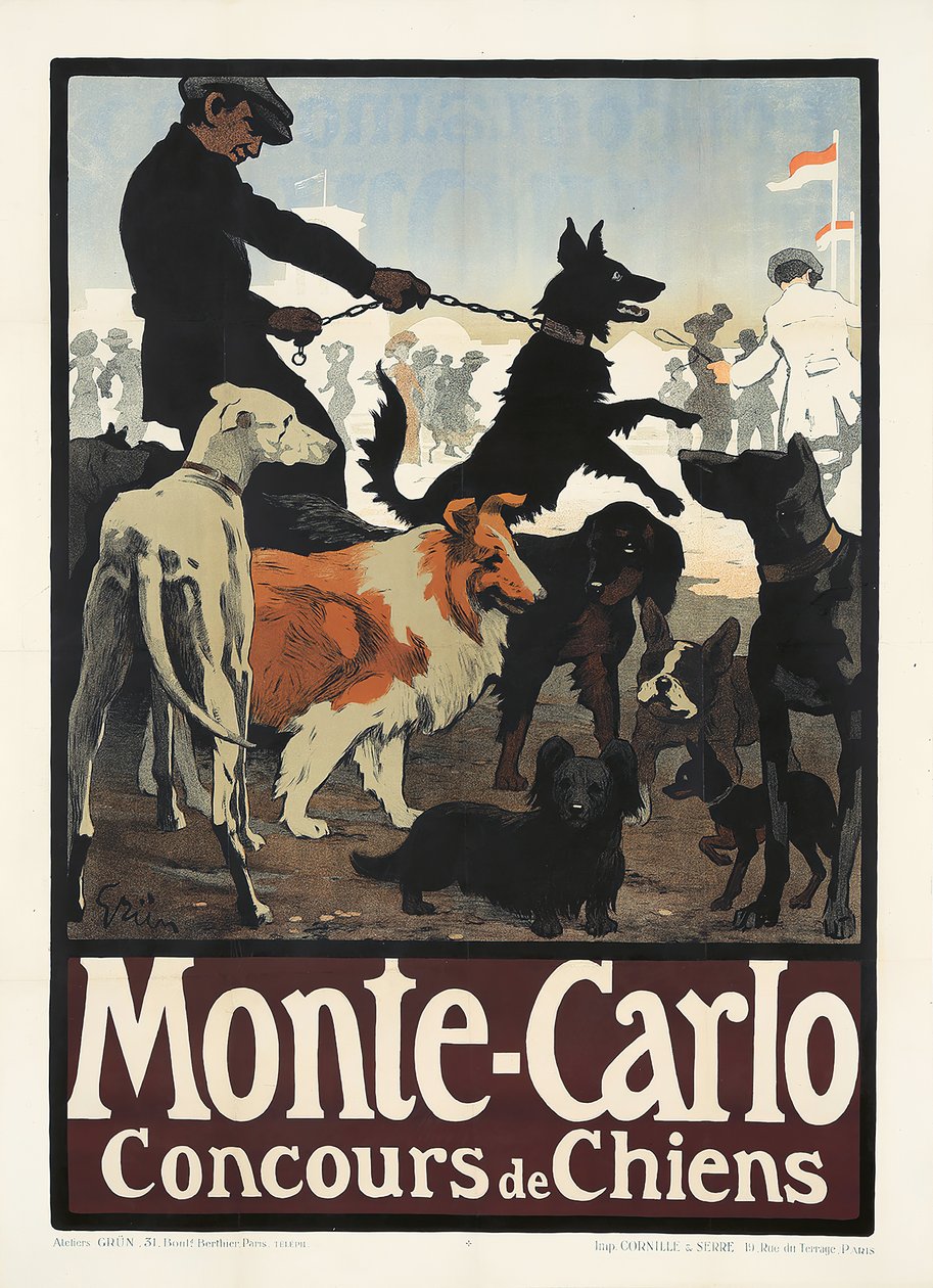 Monte Carlo, Concorso di Cani da Jules Alexandre Grün