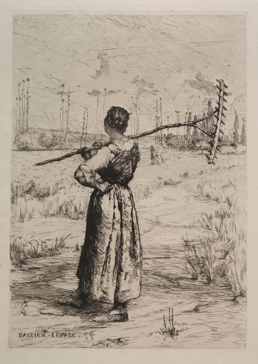 Retour des champs, XIX secolo da Jules Bastien Lepage