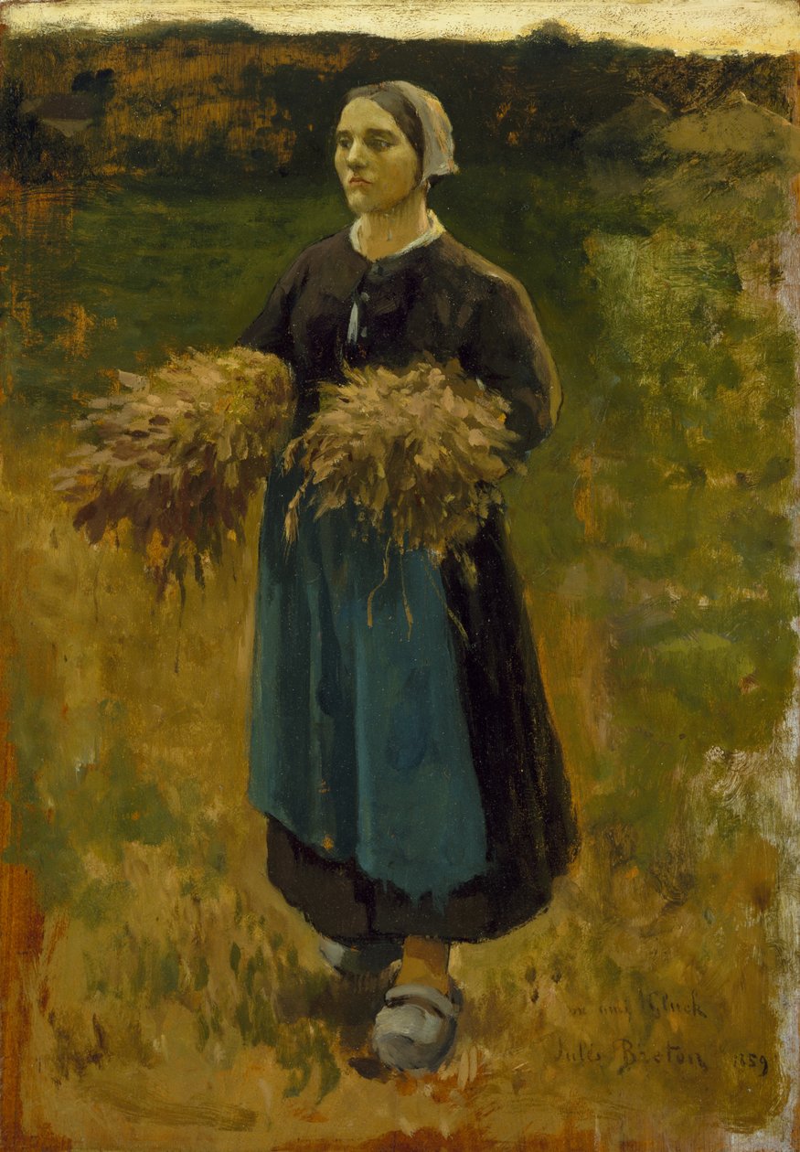 La spigolatrice, 1859 da Jules Breton