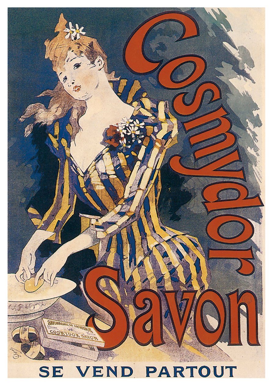 Cosmydor Savon, 1891 da Jules Cheret