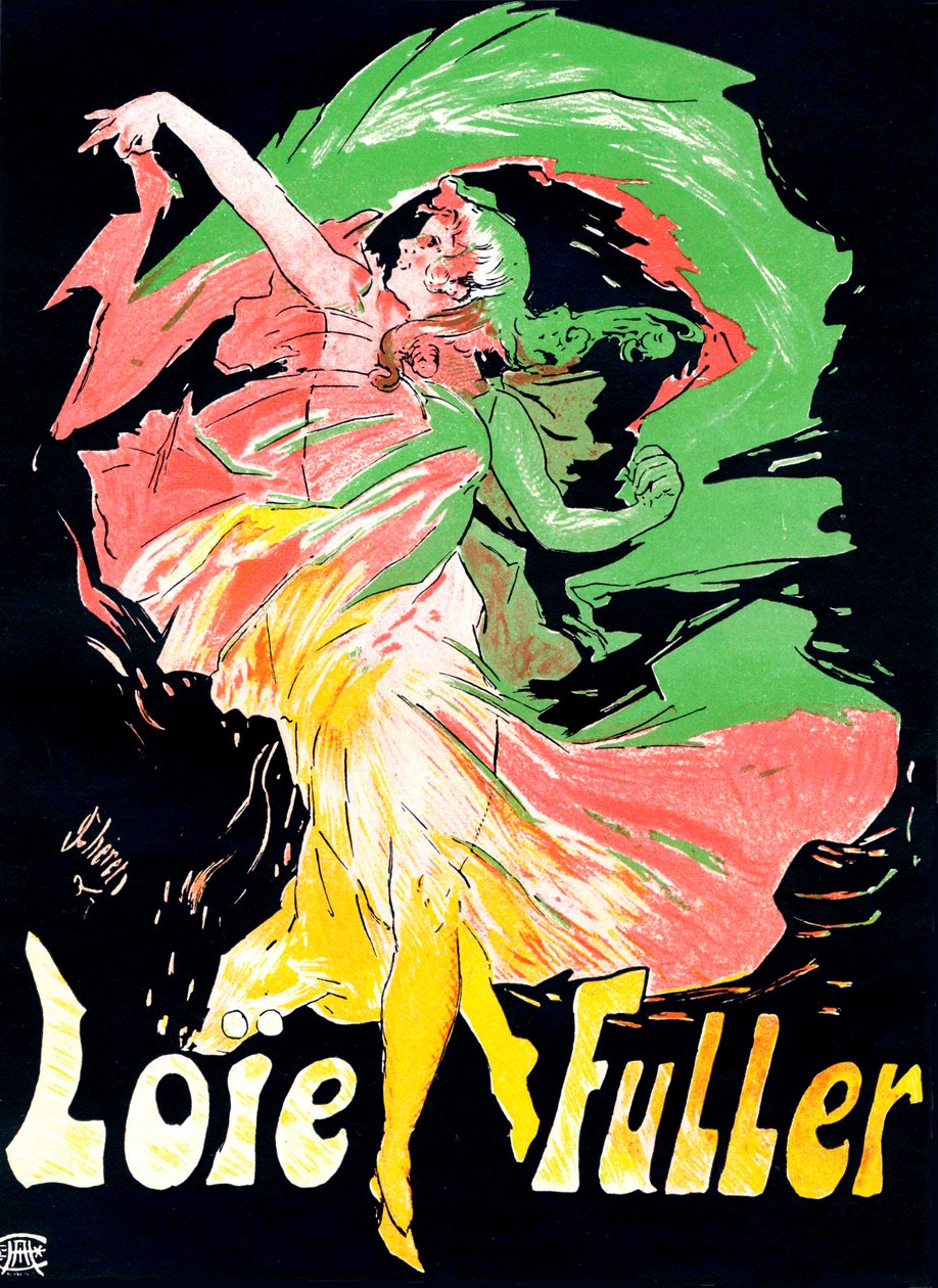 Poster di Loïe Fuller, 1897 da Jules Cheret