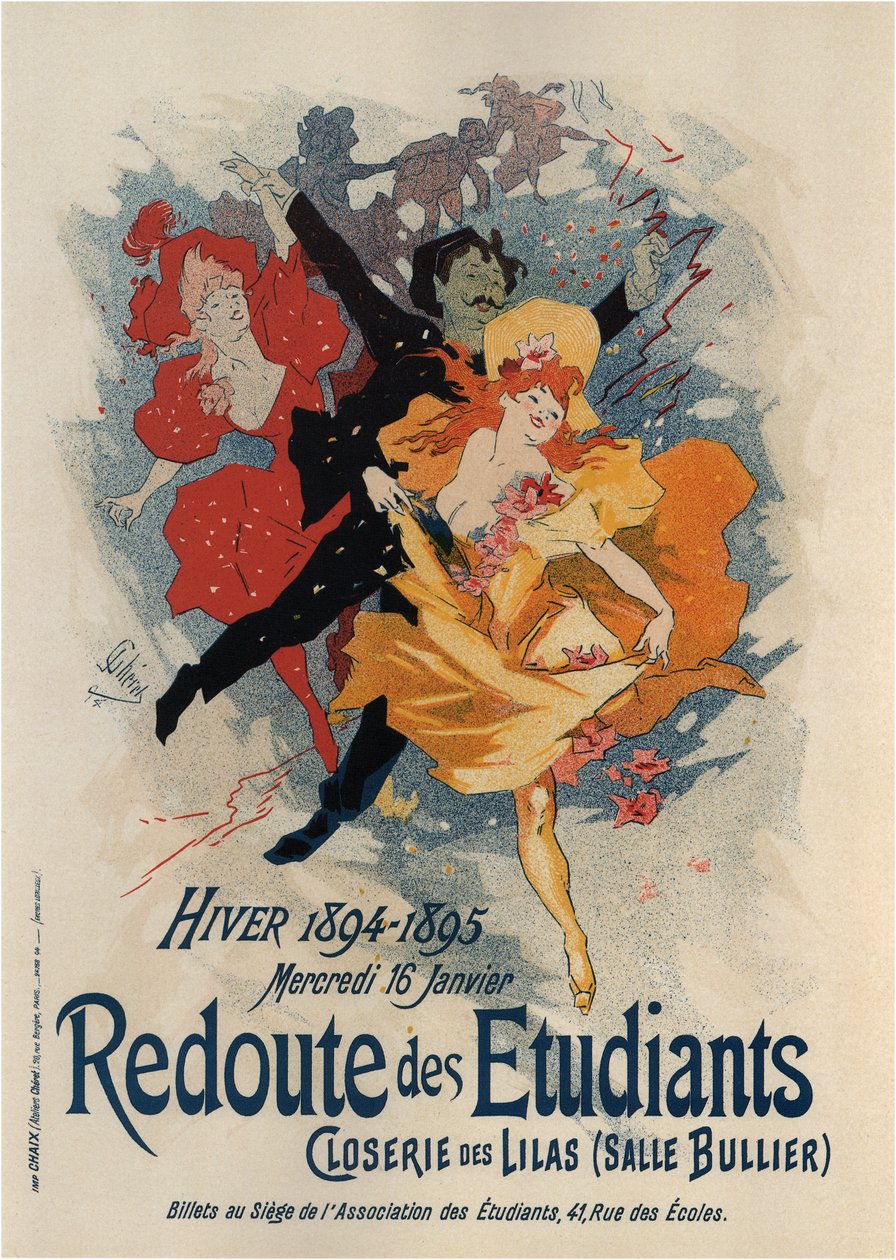 Redoute des Etudiants da Jules Cheret