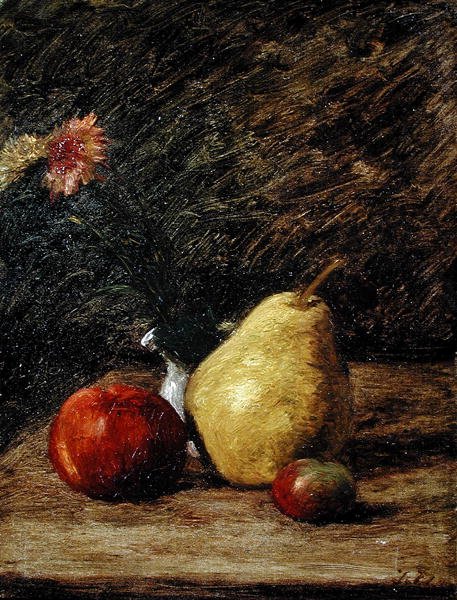 Natura morta con una pera da Jules Dupré