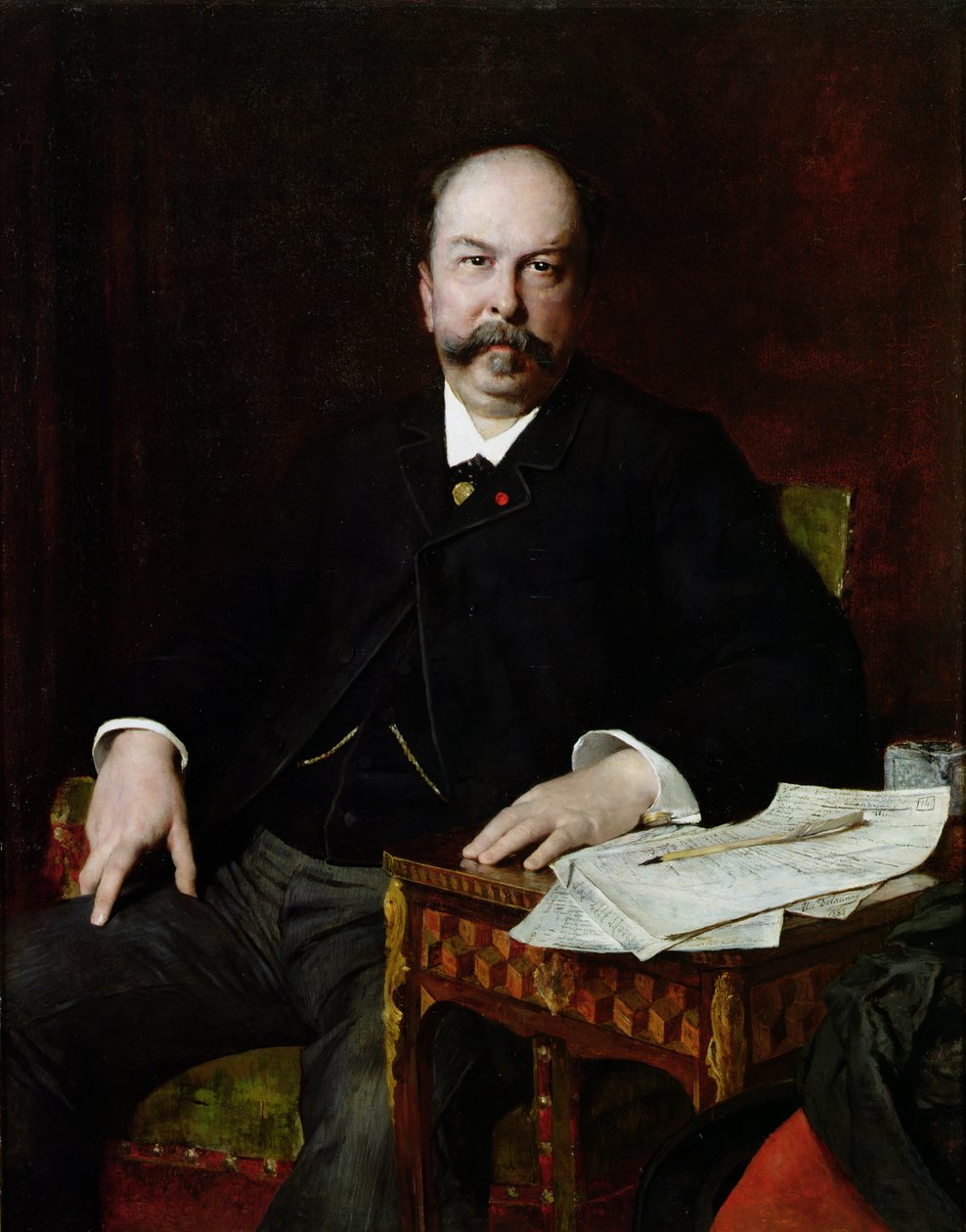 Ritratto di Henri Meilhac (1831-97) da Jules Elie Delaunay