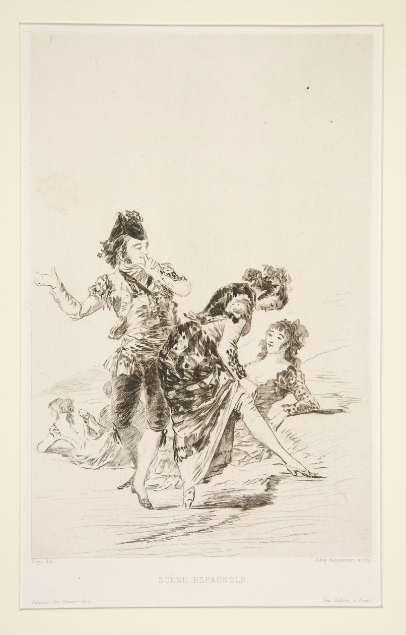 Scena spagnola da Jules Ferdinand Jacquemart