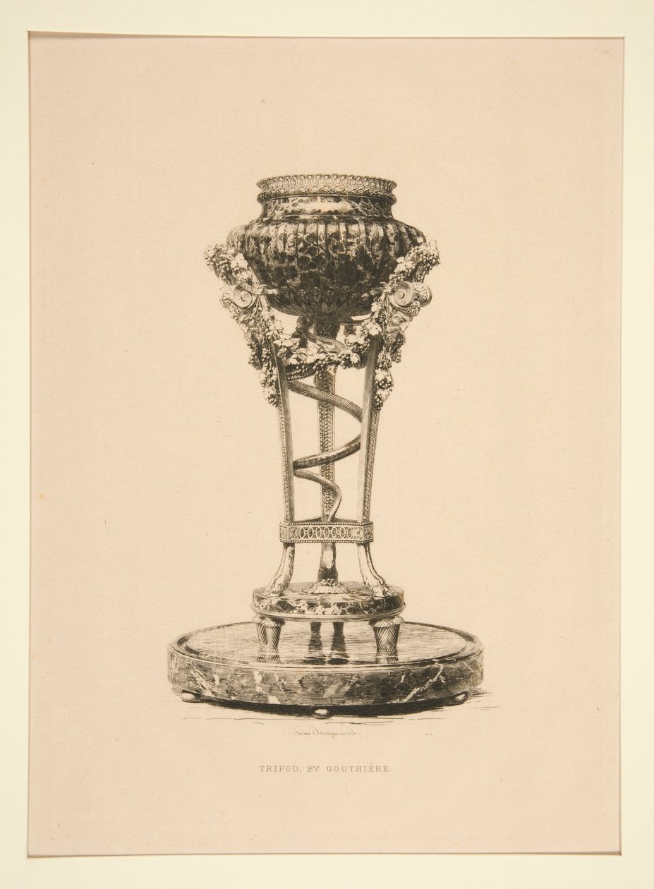 Tripode (di Gouthiere) da Jules Ferdinand Jacquemart