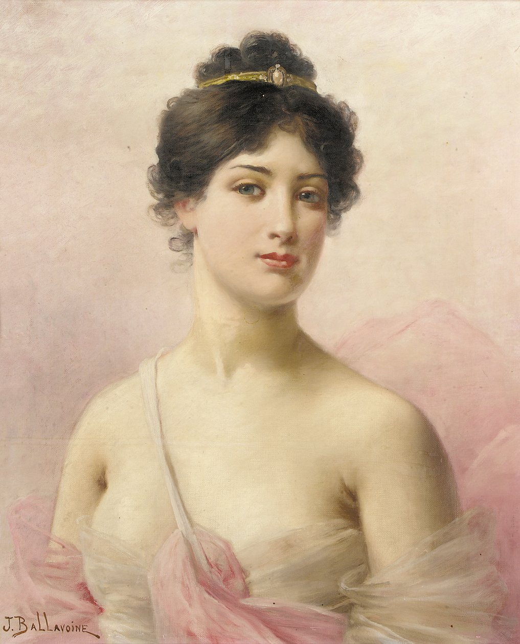 Una giovane bellezza da Jules Frederic Ballavoine