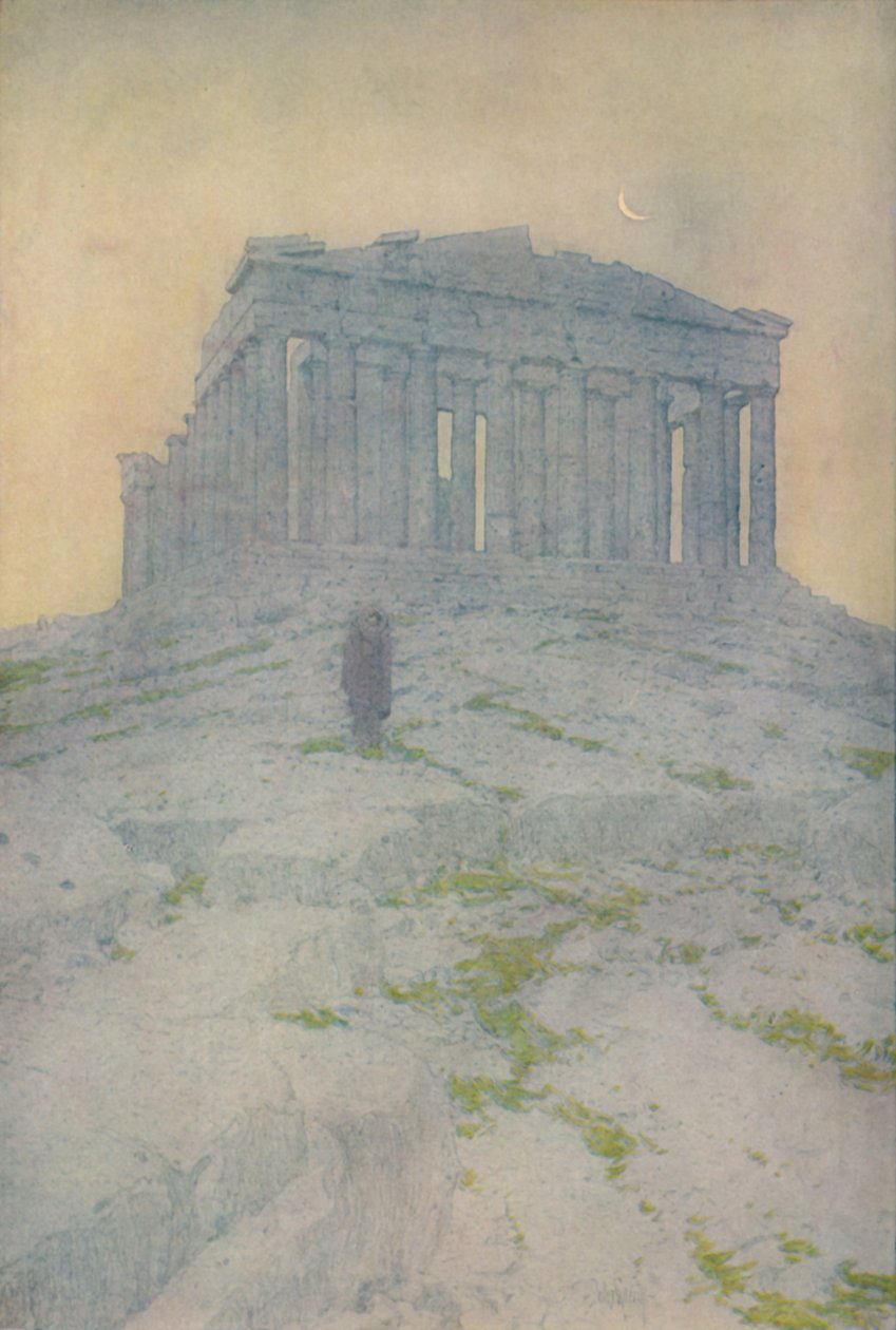 Il Partenone ad Atene, 1913 da Jules Guerin