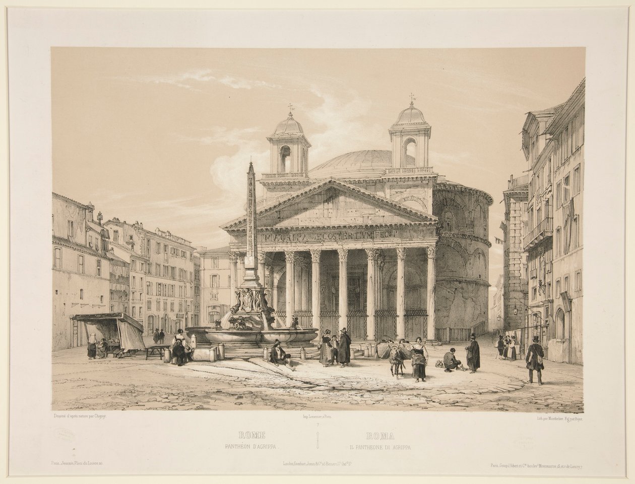 Roma, Pantheon di da Jules Monthelier
