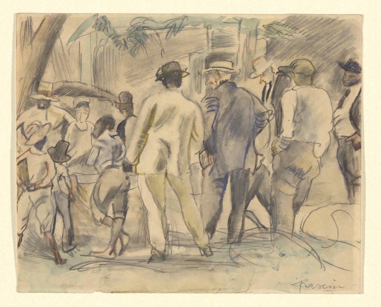 Folla, Charleston da Jules Pascin