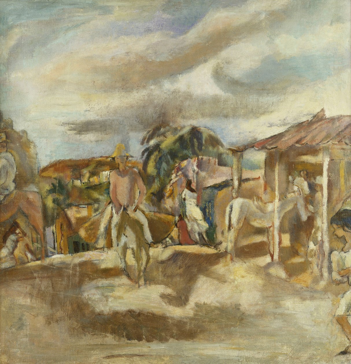 Villaggio cubano; Village Cubain, c.1917-1918 da Jules Pascin