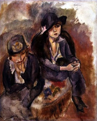 Hermine David e un Amico da Jules Pascin