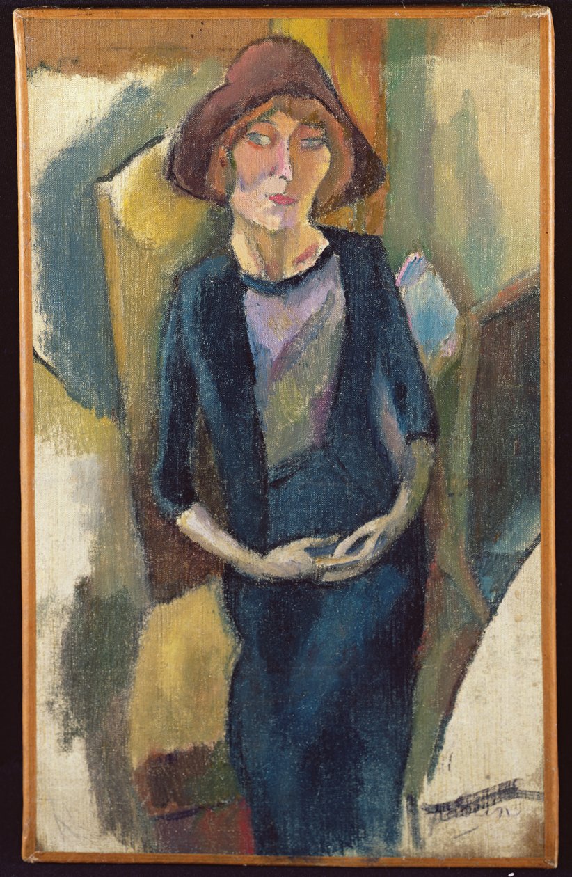 Hermine David in blu, 1916 da Jules Pascin