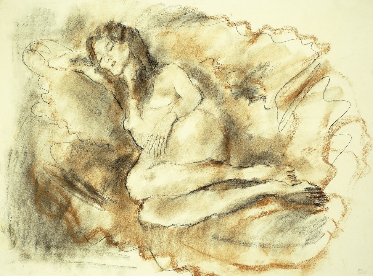 Nudo Disteso, 1929 da Jules Pascin