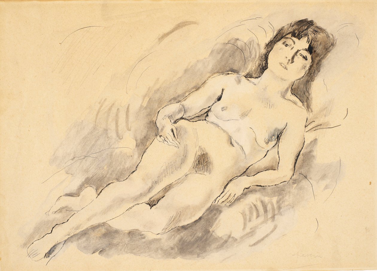 Nudo reclinato da Jules Pascin