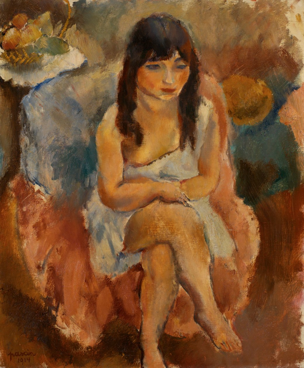 Figura seduta da Jules Pascin