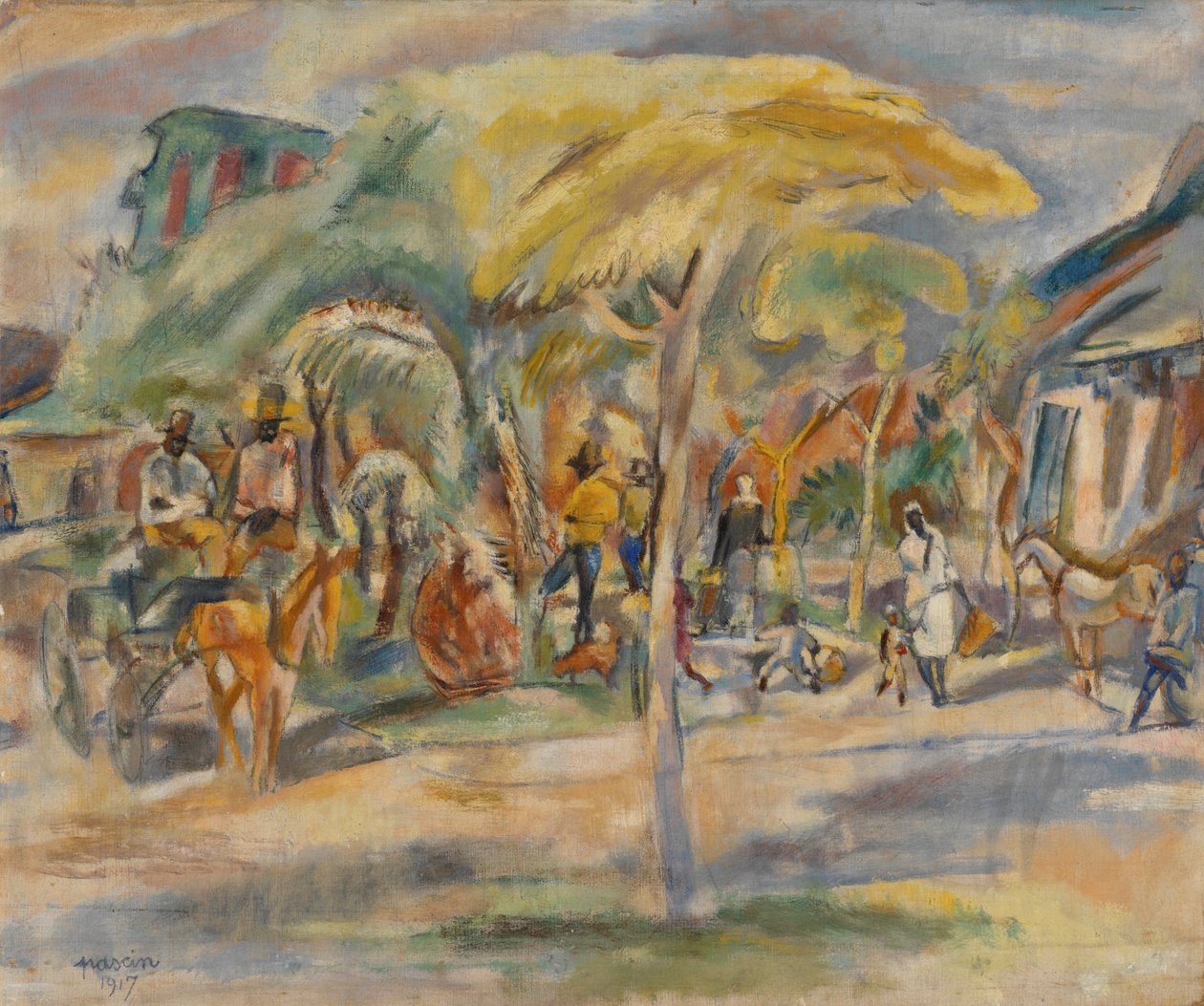 Paesaggio meridionale, 1917 da Jules Pascin