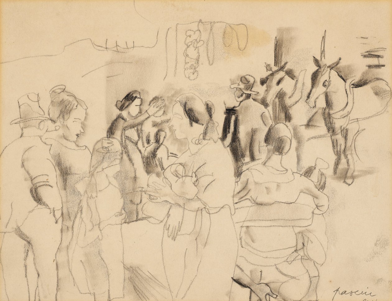 Scena di strada, New York da Jules Pascin