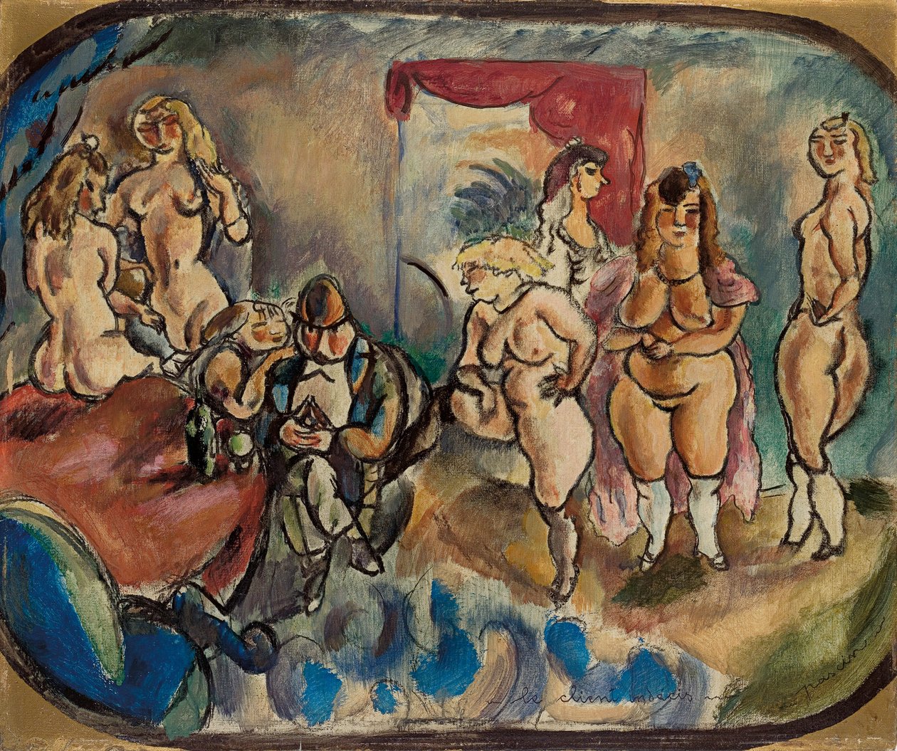 Il cliente indeciso, 1916 da Jules Pascin