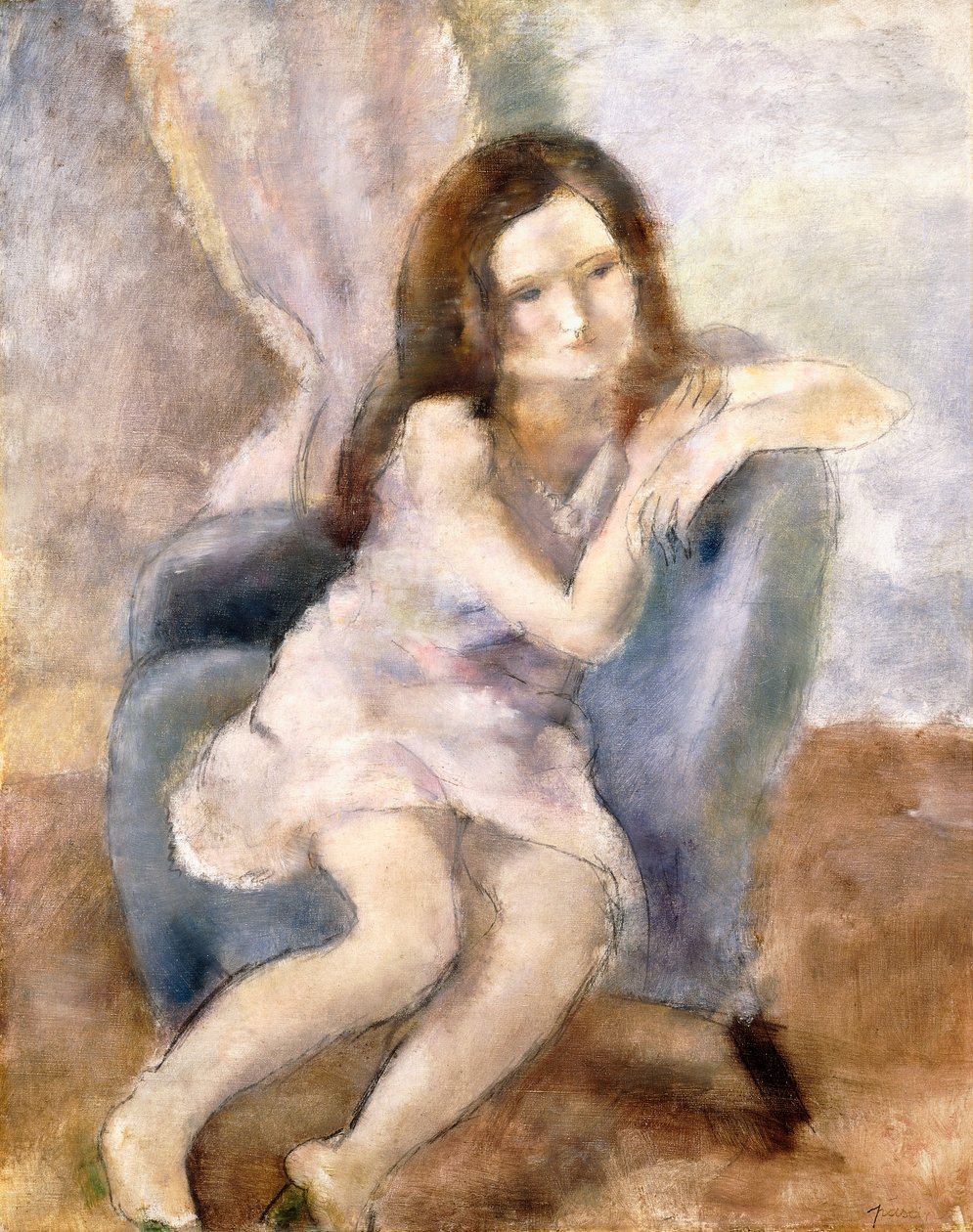 Donna Seduta, 1925-26 da Jules Pascin