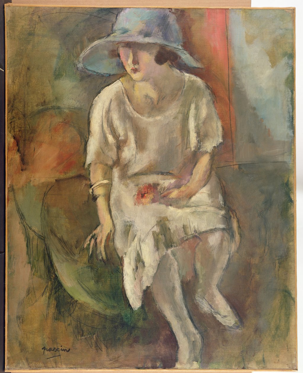 Donna con cappello, c.1920 da Jules Pascin