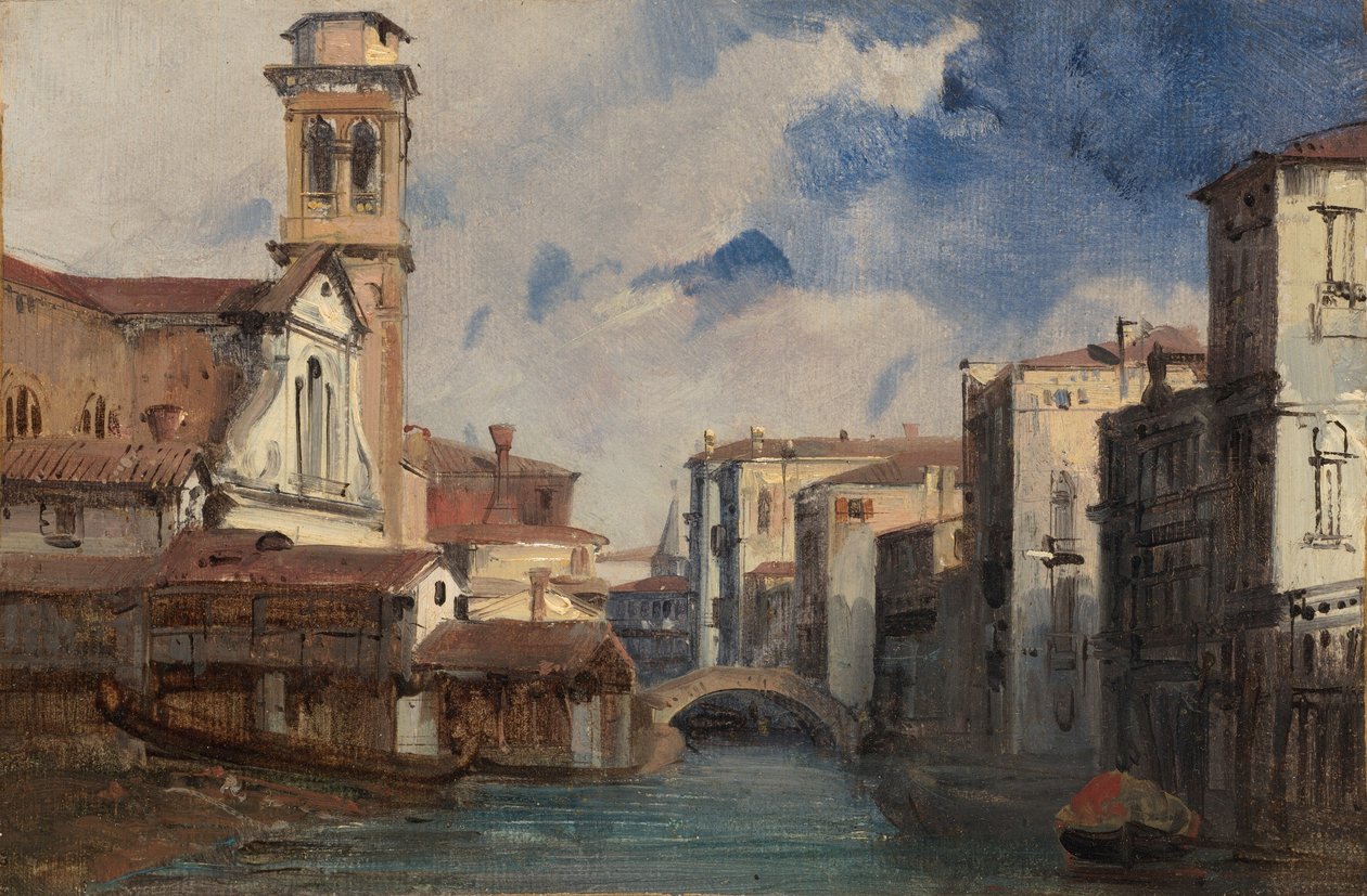 La Chiesa di San Trovaso, Venezia da Jules Romain Joyant