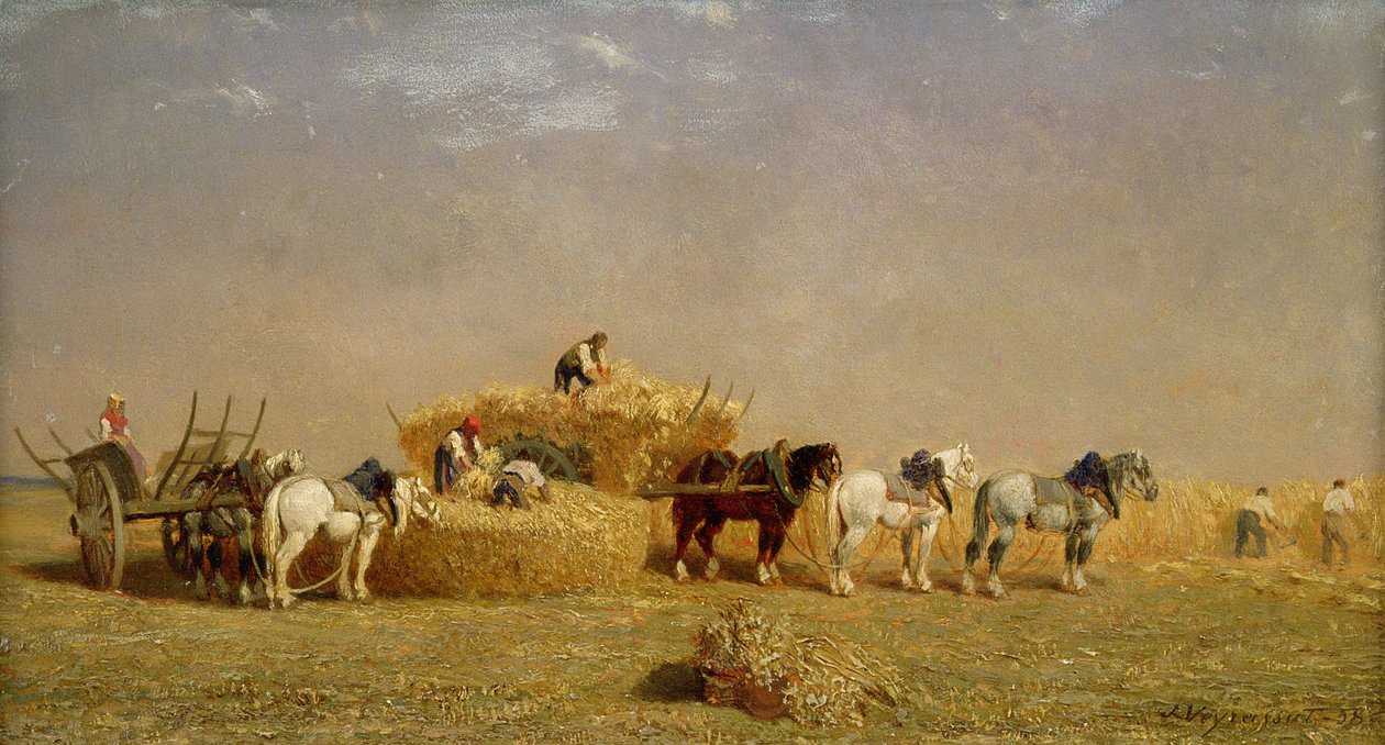 Fienagione, 1858 da Jules Veyrassat